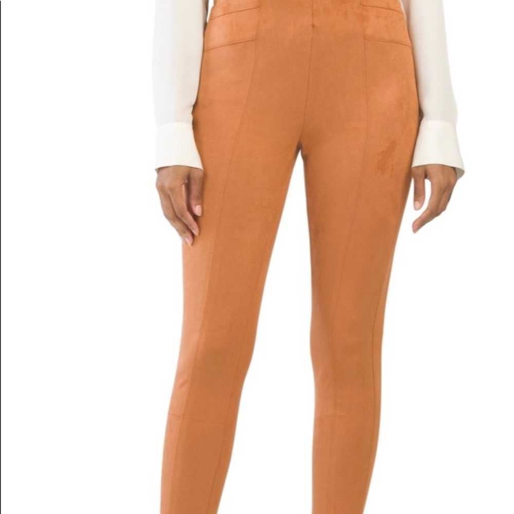 Faux Suede Pants
